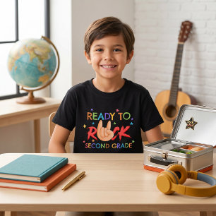 Camiseta Pronto para Rock Grade Rock Hand