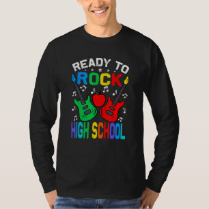 Camiseta Pronto Para Rock High School Volta às Aulas Guitar