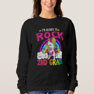 Camiseta Pronto Para Rockar Unicórnio de 2ª Série Flossing