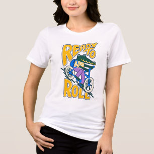 Camiseta Pronto para Rolar Ciclismo Retro Engraçado
