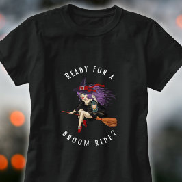 Camiseta Pronto para uma Broom Ride