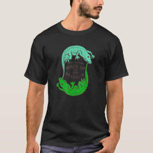 Camiseta Pronto para uma Luta de Jacarés