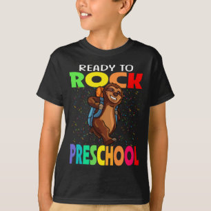 Camiseta Prontos Para Arremessar A Lama Da Pré-Escola De V