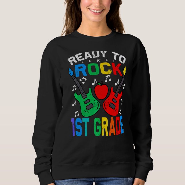 Camiseta Prontos Para Atacar A Série 1rua De Volta À Guitar (Frente)