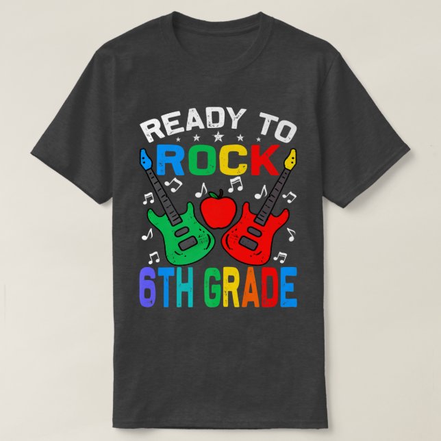 Camiseta Prontos Para Balançar 6 De Volta Para O Prem De Gu (Frente do Design)