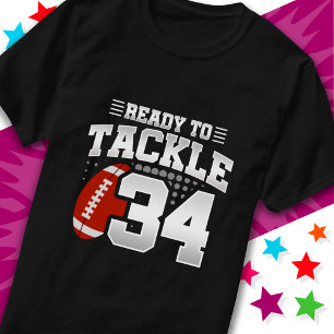 Camiseta Prontos Para Combater 34 Festas De Futebol No 34º