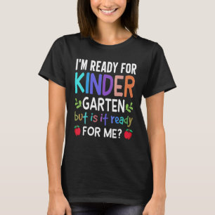 Camiseta Prontos para esmagar o jardim de infância de volta