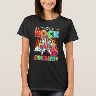 Camiseta Prontos Para Fazer Rock No Jardim De Infância Dab 