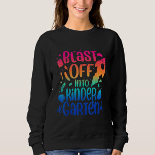 Camiseta Prontos Para O Jardim De Infância Tie Dye Blast To