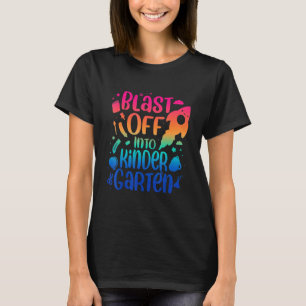 Camiseta Prontos Para O Jardim De Infância Tie Dye Blast To