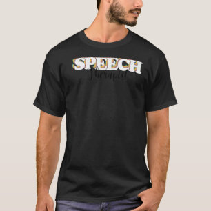 Camiseta Pronúncia do arco-íris com o Terapista de Fala
