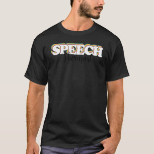 Camiseta Pronúncia do arco-íris com o Terapista de Fala
