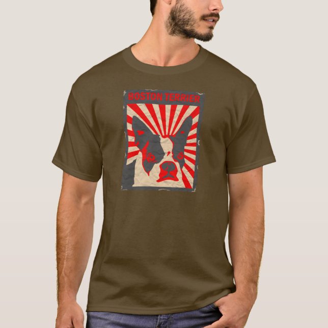 Camiseta Propaganda Boston Terrier (Frente)