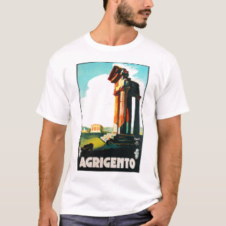 Camiseta Propaganda das viagens vintage de Agrigento