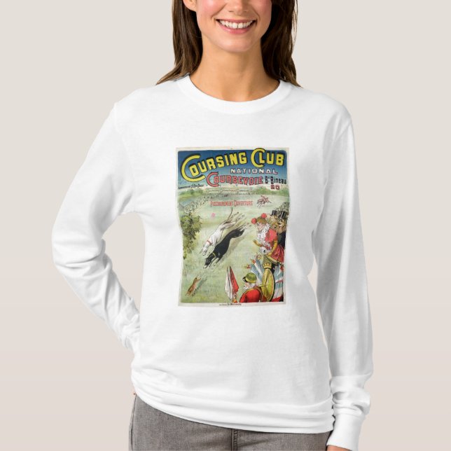 Camiseta Propaganda de poster a abertura do percurso (Frente)