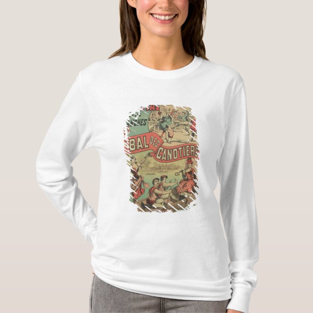 Camiseta Propaganda de poster 'Le Bal DES Canotiers (Frente)