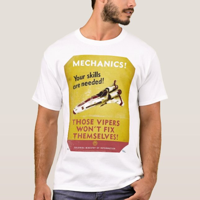 Camiseta Propaganda dos mecânicos WW1 (Frente)