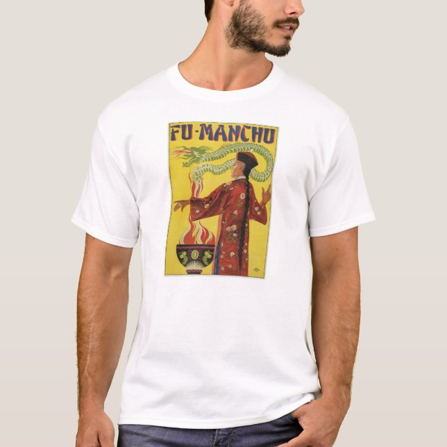 Camiseta Propaganda Fu-Manchu do mágico (Frente)