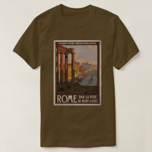 Camiseta Propaganda romana das viagens vintage do fórum