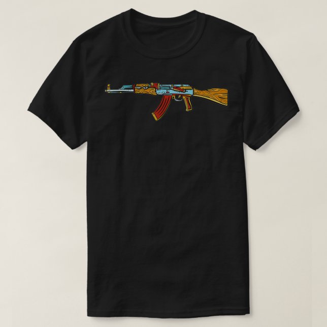 Camiseta Propaganda Vintage SOVI8 AK47 (Frente do Design)