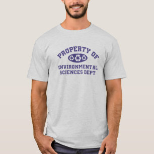 Camiseta Property Of Environmental Science (roxa)