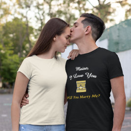 Camiseta  Proposal - Will You Marry Me Engagement