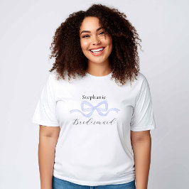 Camiseta Proposta de Bridesmaid do Arco Roxo Demure