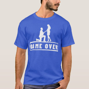 Camiseta Proposta de Casamento Game Over Despedida de Solte
