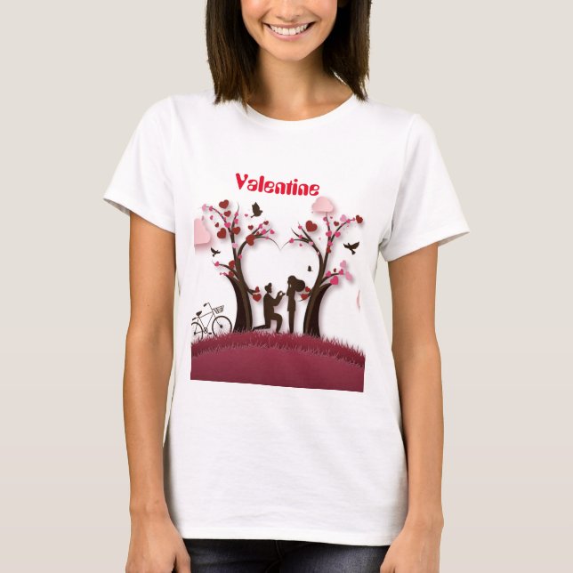 Camiseta Proposta de dia de os namorados (Frente)