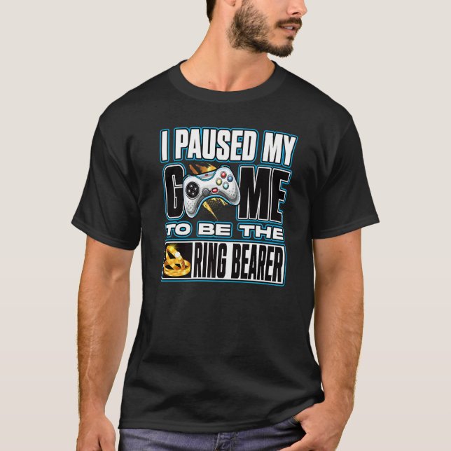 Camiseta Proposta de Padrinho de casamento de Bearer de Ane (Frente)