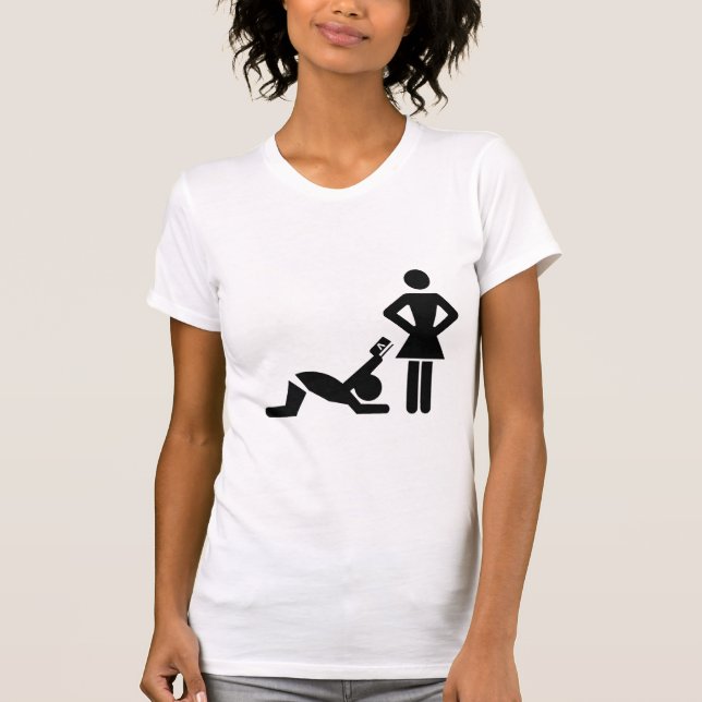 Camiseta Proposta engraçada de casamento com cartão de créd (Frente)