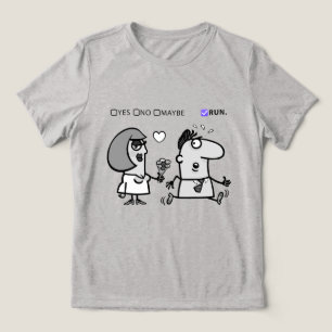 Camiseta Proposta errada - Design de desenho animado engraç