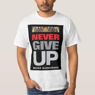 Camiseta Proposta Motivativa Nunca Desistir Nunca Renunciar