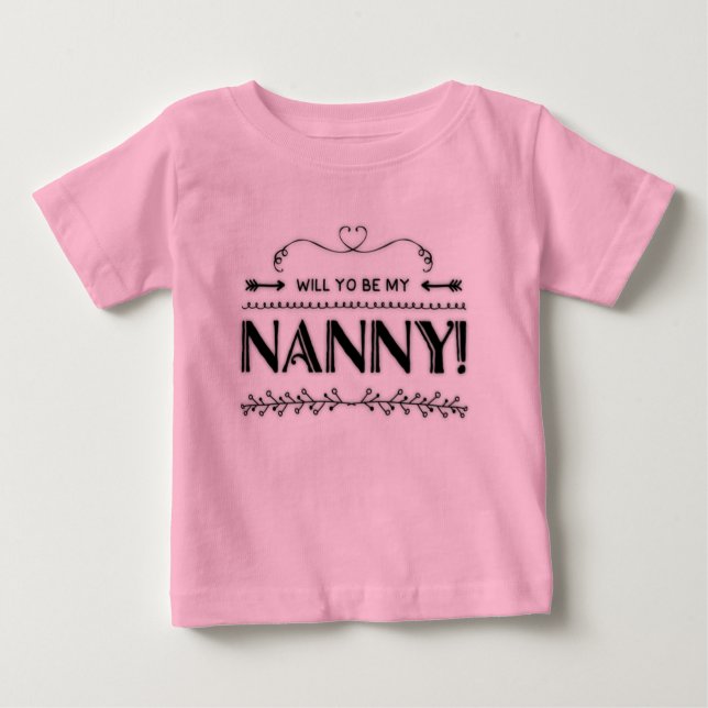 Camiseta Proposta Você Será Minha Babá (Frente)