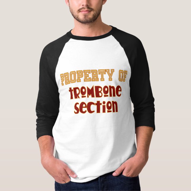 Camiseta Propriedade da seção do Trombone (Frente)