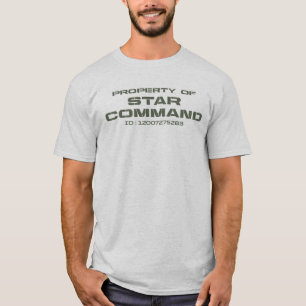 Camiseta Propriedade de Comando Estrela