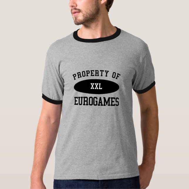 Camiseta Propriedade de Eurogames (Frente)