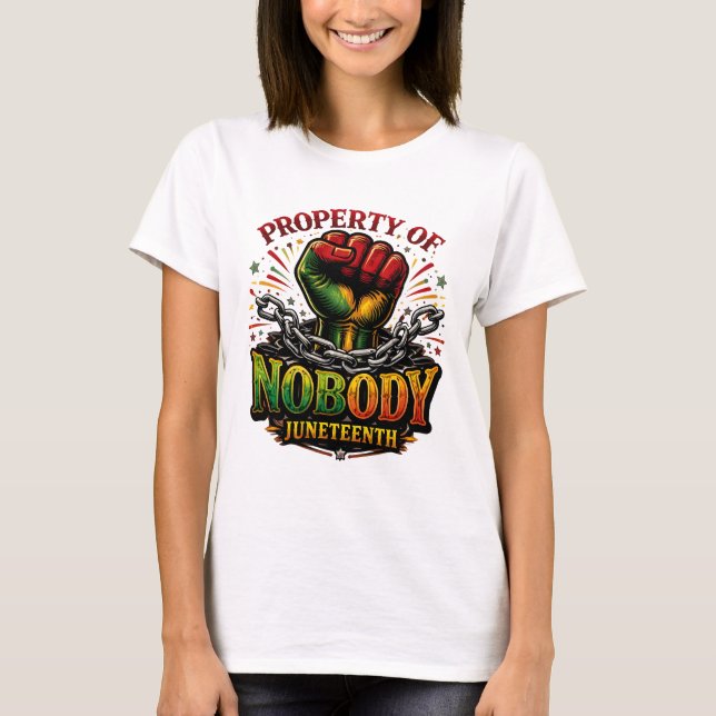 Camiseta Propriedade de Ninguém (Frente)