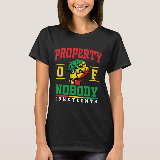 Camiseta Propriedade De Ninguém 1 De Junta (Frente)