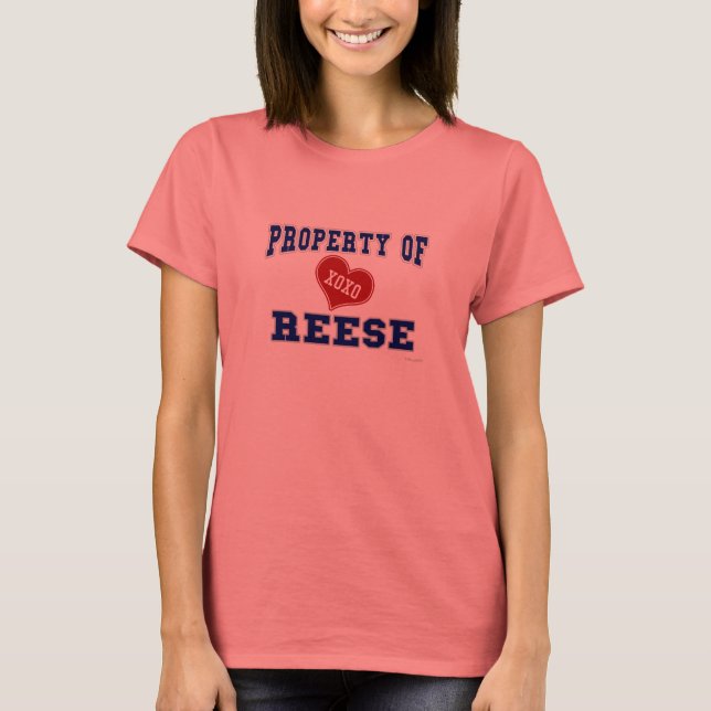 Camiseta Propriedade de Reese (Frente)