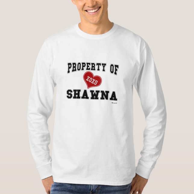 Camiseta Propriedade de Shawna (Frente)