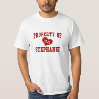 Camiseta Propriedade de Stephanie