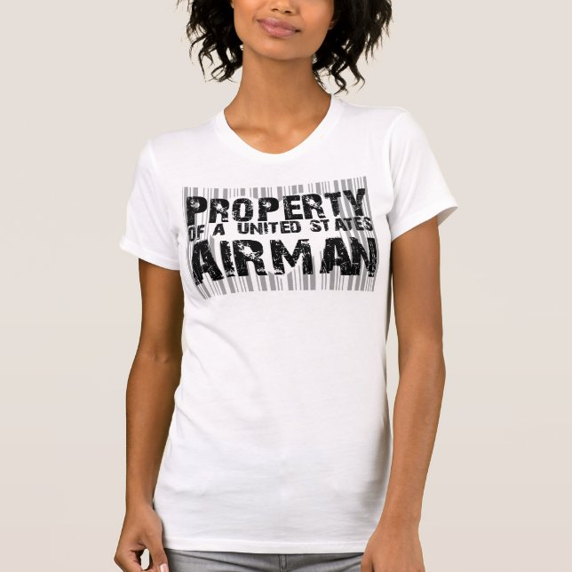 Camiseta Propriedade de um aviador (Frente)