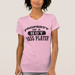 Camiseta Propriedade de um baixista quente