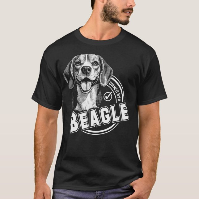 Camiseta Propriedade de um Beagle (Frente)