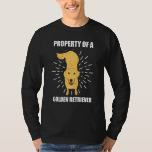 Camiseta Propriedade De Um Dono De Cachorro Retriever Doura