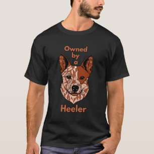 Camiseta Propriedade de um Heeler (Vermelho)
