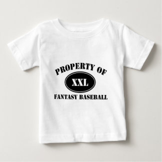 Camiseta Propriedade do basebol da fantasia