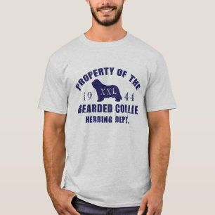 Camiseta Propriedade do Collie farpado que reune o