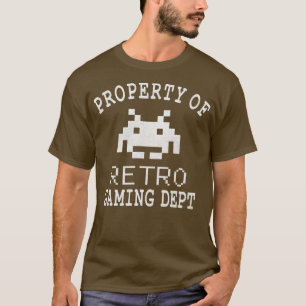 Camiseta Propriedade do Departamento de Jogos Retroativos